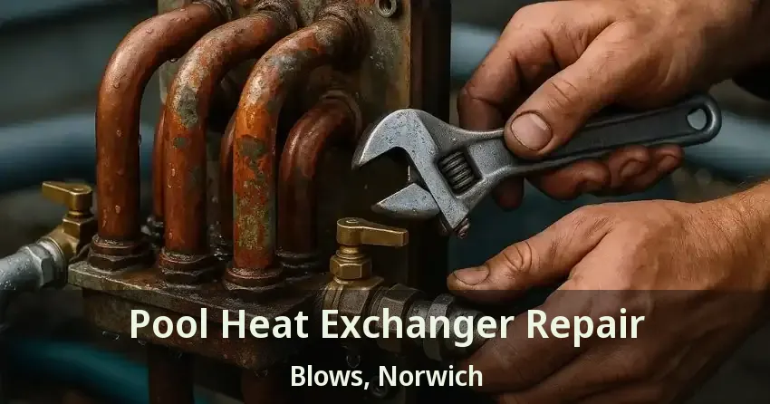 Pool Heat Exchanger Repair Blows, Norwich - ON
